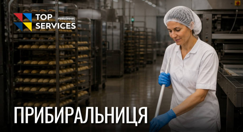 Прибиральниця виробничих приміщень