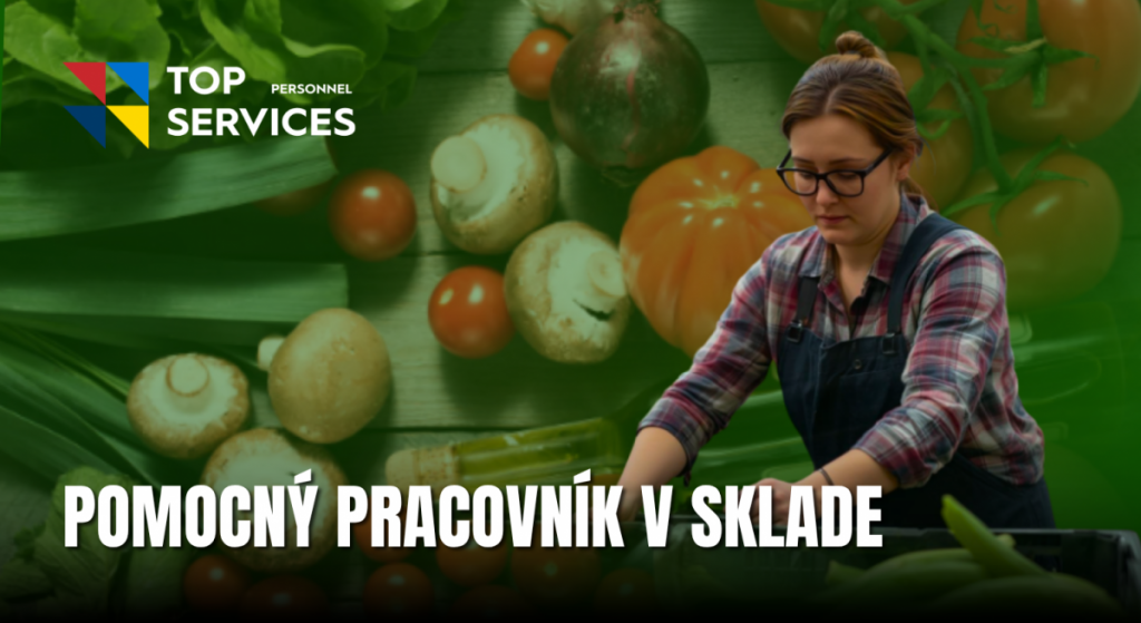 Pomocný pracovník v sklade ovocia a zeleniny