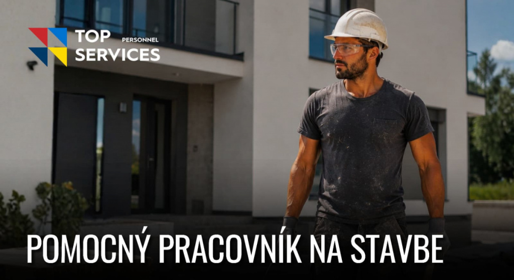 Pomocný pracovník na stavbe
