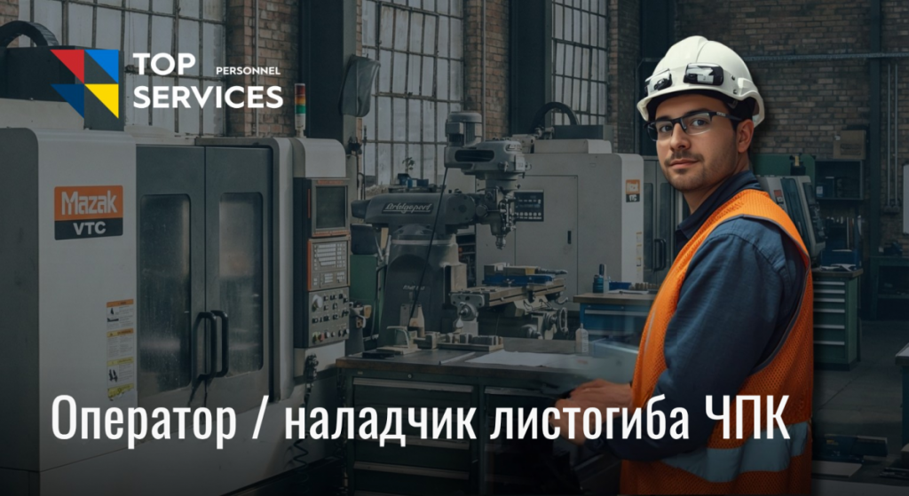 Оператор/налаштувальник листозгинального преса з ЧПК