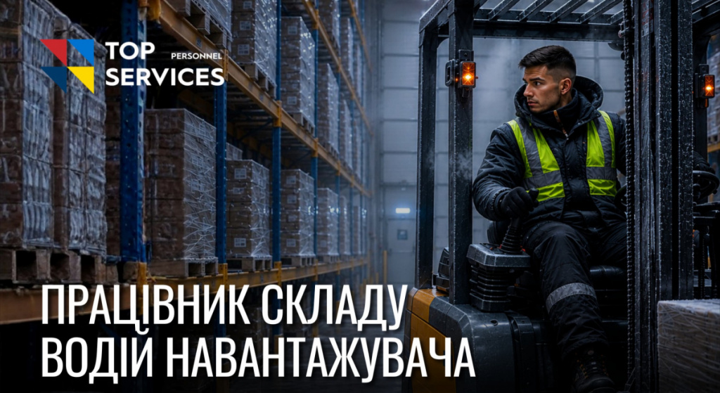 Працівник складу з посвідченням на навантажувач (VZV)